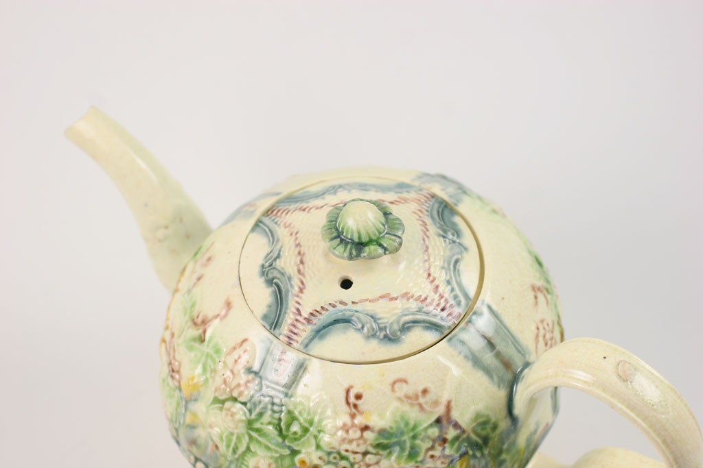 William Greatbatch Creamware pottery Teapot 2